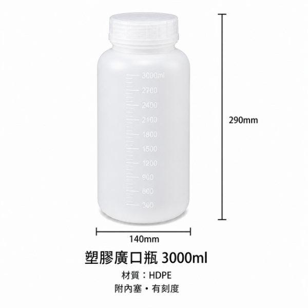塑膠廣口瓶(TF03)